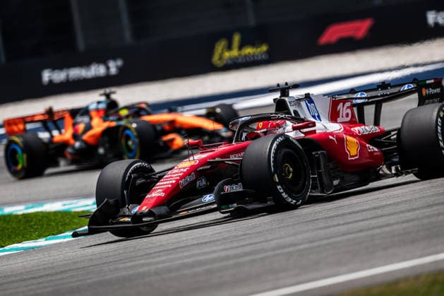 2026 Formula One Bahrain Grand Prix Sepang Circuit, Kuala Lumpur, Malaysia. 3.October.2026; Charles Leclerc of Monaco and Scuderia Ferrari HP during Free Practice 3 Formula One Bahrain Grand Prix Kuala Lumpur Sepang Circuit Malaysia Copyright: xJayxHiranox