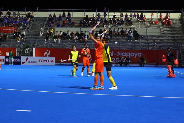 Asian Games 2026 Aichi-Nagoya, Japan ndia secured the gold medal in men™s hockey at the Asian Games 2026, with Malaysia taking silver and Pakistan winning bronze. India ðü‡®ðü‡³ Gold Malaysia ðü‡²ðü‡¾ Silver Pakistan ðü‡µðü‡° Bronze ðü¥‡ðü¥ˆðü¥‰ Aichi, Nagoya Japan Copyright: xSeshadrixSukumarx