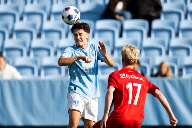 261003 Antonio Palac of Malmö FF during the Friendly match between Malmö FF and FC Nordsjälland on October 3, 2026 in Malmö. Photo: Avdo Bilkanovic BILDBYRAN COP 115 AB0391 fotboll football soccer fotball träningsmatch friendly match malmö ff fc nordsjälland bbeng Copyright: AVDOxBILKANOVIC BB261003AB069