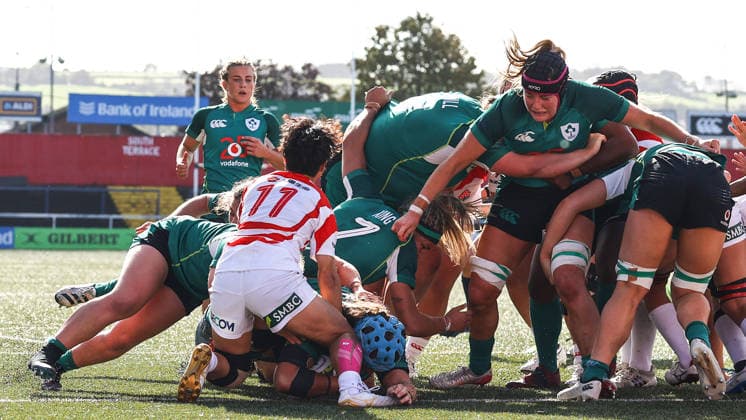 Women s International Test Match, Virgin Media Park, Cork 3 10 2026 Ireland vs Japan Ireland s Brittany Hogan scores her side s second try Brittany Hogan scores her side s second try 3 10 2026  Copyright: xx BB2_9988