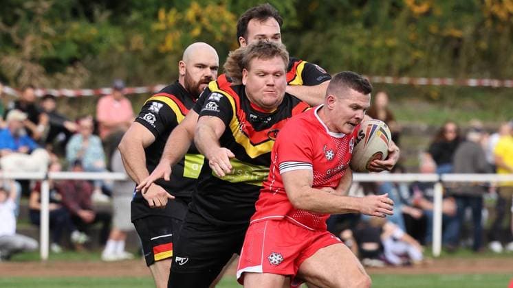 Länderspiel in der Rugby-League zwischen Deutschland und Malta ** NUR FÜR REDAKTIONELLE ZWECKE ** EDITORIAL USE ONLY **<p>Impressionen vom Länderspiel in der Rugby-League zwischen Deutschland und Malta am 03. Oktober 2026 auf dem Sportplatz TuS Blankenstein in Hattingen. Deutschland Nordrhein-Westfalen Hattingen Copyright: ChristofxKöpsel