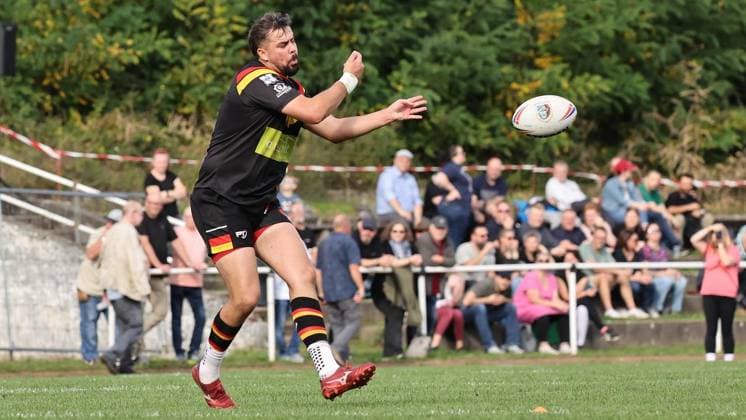 Länderspiel in der Rugby-League zwischen Deutschland und Malta ** NUR FÜR REDAKTIONELLE ZWECKE ** EDITORIAL USE ONLY **<p>Impressionen vom Länderspiel in der Rugby-League zwischen Deutschland und Malta am 03. Oktober 2026 auf dem Sportplatz TuS Blankenstein in Hattingen. Deutschland Nordrhein-Westfalen Hattingen Copyright: ChristofxKöpsel