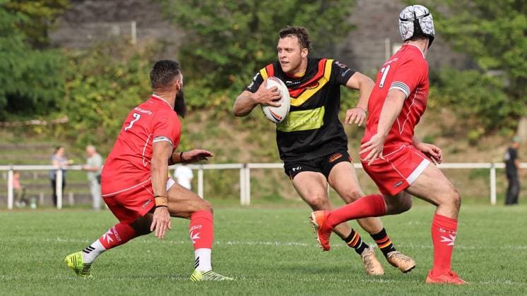 Länderspiel in der Rugby-League zwischen Deutschland und Malta ** NUR FÜR REDAKTIONELLE ZWECKE ** EDITORIAL USE ONLY **<p>Impressionen vom Länderspiel in der Rugby-League zwischen Deutschland und Malta am 03. Oktober 2026 auf dem Sportplatz TuS Blankenstein in Hattingen. Deutschland Nordrhein-Westfalen Hattingen Copyright: ChristofxKöpsel