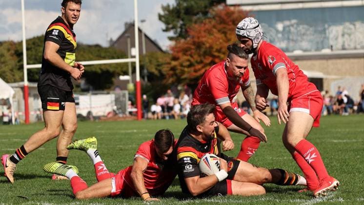Länderspiel in der Rugby-League zwischen Deutschland und Malta ** NUR FÜR REDAKTIONELLE ZWECKE ** EDITORIAL USE ONLY **<p>Impressionen vom Länderspiel in der Rugby-League zwischen Deutschland und Malta am 03. Oktober 2026 auf dem Sportplatz TuS Blankenstein in Hattingen. Deutschland Nordrhein-Westfalen Hattingen Copyright: ChristofxKöpsel