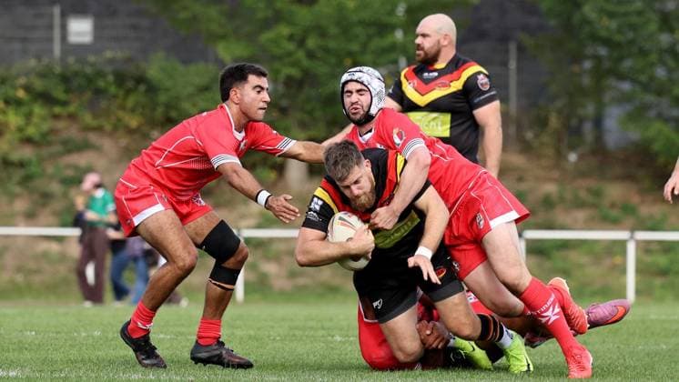 Länderspiel in der Rugby-League zwischen Deutschland und Malta ** NUR FÜR REDAKTIONELLE ZWECKE ** EDITORIAL USE ONLY **<p>Impressionen vom Länderspiel in der Rugby-League zwischen Deutschland und Malta am 03. Oktober 2026 auf dem Sportplatz TuS Blankenstein in Hattingen. Deutschland Nordrhein-Westfalen Hattingen Copyright: ChristofxKöpsel