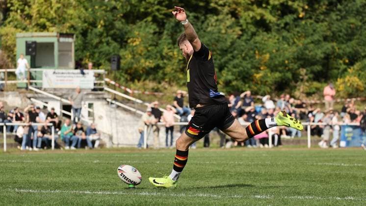 Länderspiel in der Rugby-League zwischen Deutschland und Malta ** NUR FÜR REDAKTIONELLE ZWECKE ** EDITORIAL USE ONLY **<p>Impressionen vom Länderspiel in der Rugby-League zwischen Deutschland und Malta am 03. Oktober 2026 auf dem Sportplatz TuS Blankenstein in Hattingen. Deutschland Nordrhein-Westfalen Hattingen Copyright: ChristofxKöpsel