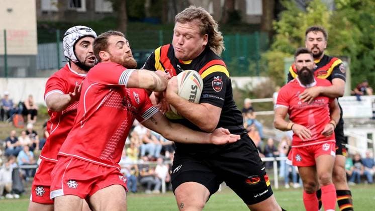 Länderspiel in der Rugby-League zwischen Deutschland und Malta ** NUR FÜR REDAKTIONELLE ZWECKE ** EDITORIAL USE ONLY **<p>Impressionen vom Länderspiel in der Rugby-League zwischen Deutschland und Malta am 03. Oktober 2026 auf dem Sportplatz TuS Blankenstein in Hattingen. Deutschland Nordrhein-Westfalen Hattingen Copyright: ChristofxKöpsel