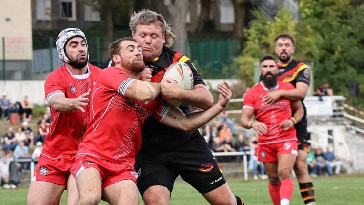 Länderspiel in der Rugby-League zwischen Deutschland und Malta ** NUR FÜR REDAKTIONELLE ZWECKE ** EDITORIAL USE ONLY **<p>Impressionen vom Länderspiel in der Rugby-League zwischen Deutschland und Malta am 03. Oktober 2026 auf dem Sportplatz TuS Blankenstein in Hattingen. Deutschland Nordrhein-Westfalen Hattingen Copyright: ChristofxKöpsel