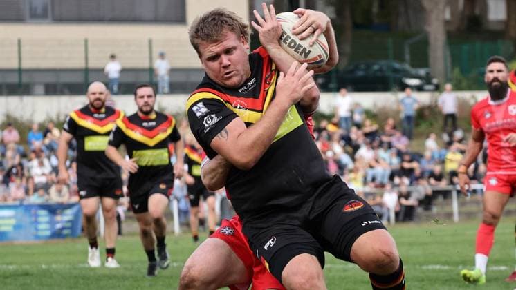 Länderspiel in der Rugby-League zwischen Deutschland und Malta ** NUR FÜR REDAKTIONELLE ZWECKE ** EDITORIAL USE ONLY **<p>Impressionen vom Länderspiel in der Rugby-League zwischen Deutschland und Malta am 03. Oktober 2026 auf dem Sportplatz TuS Blankenstein in Hattingen. Deutschland Nordrhein-Westfalen Hattingen Copyright: ChristofxKöpsel