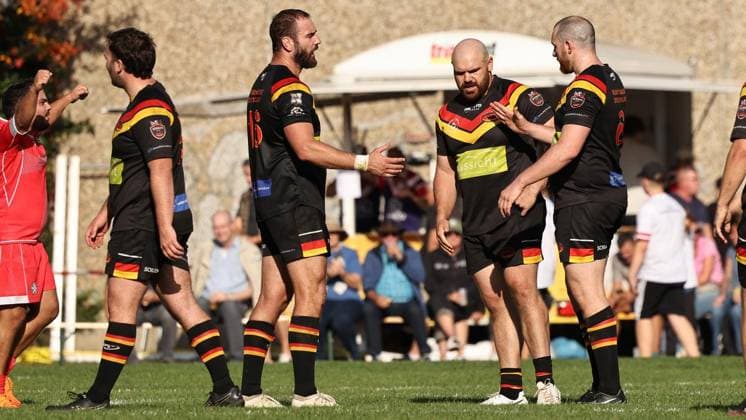 Länderspiel in der Rugby-League zwischen Deutschland und Malta ** NUR FÜR REDAKTIONELLE ZWECKE ** EDITORIAL USE ONLY **<p>Impressionen vom Länderspiel in der Rugby-League zwischen Deutschland und Malta am 03. Oktober 2026 auf dem Sportplatz TuS Blankenstein in Hattingen. Deutschland Nordrhein-Westfalen Hattingen Copyright: ChristofxKöpsel