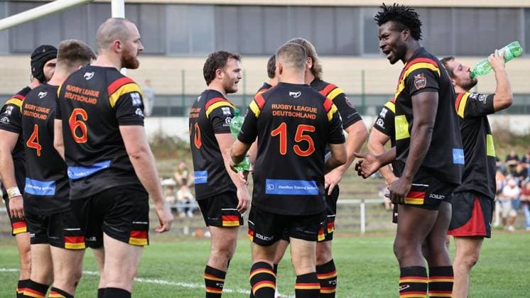 Länderspiel in der Rugby-League zwischen Deutschland und Malta ** NUR FÜR REDAKTIONELLE ZWECKE ** EDITORIAL USE ONLY **<p>Impressionen vom Länderspiel in der Rugby-League zwischen Deutschland und Malta am 03. Oktober 2026 auf dem Sportplatz TuS Blankenstein in Hattingen. Deutschland Nordrhein-Westfalen Hattingen Copyright: ChristofxKöpsel