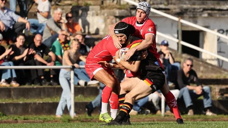 Länderspiel in der Rugby-League zwischen Deutschland und Malta ** NUR FÜR REDAKTIONELLE ZWECKE ** EDITORIAL USE ONLY **<p>Impressionen vom Länderspiel in der Rugby-League zwischen Deutschland und Malta am 03. Oktober 2026 auf dem Sportplatz TuS Blankenstein in Hattingen. Deutschland Nordrhein-Westfalen Hattingen Copyright: ChristofxKöpsel