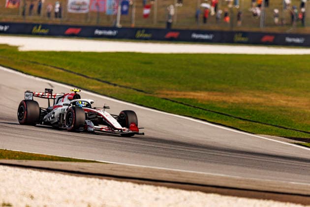 RECORD DATE NOT STATED 3rd October 2026; Sepang IC, Kuala Lumpur, Malaysia; Formula 1, Bahrain Grand Prix, Qualifying Day; Oliver Bearman (87) of Great Britain and TGR Haas F1 Team during qualifying at the Bahrain Grand Prix StephenxBlackberry