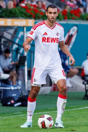 KOELN, GERMANY - OCTOBER 3, 2026: Ellyes Skhiri (1. FC Köln, 6) during the friendly match between FC Viktoria Köln vs. 1. FC Köln at the Sportpark Hoehenberg on October 3, 2026 in Koeln, Germany. DFL REGULATIONS PROHIBIT ANY USE OF PHOTOGRAPHS AS IMAGE SEQUENCES AND OR QUASI-VIDEO. Nordrhein-Westfalen Germany Copyright: xLeahxKohringx