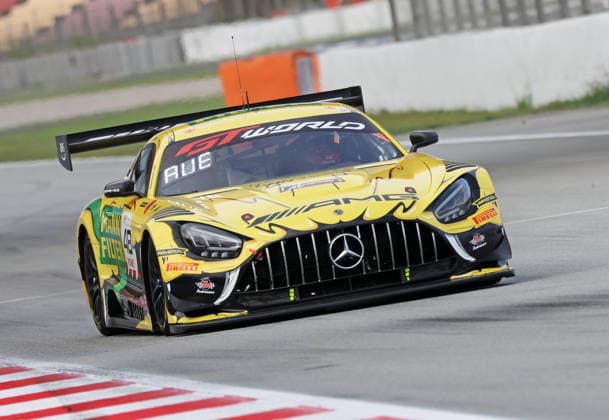 GT World Challenge Europe powered by AWS Barcelona 2026 Lucas Auer of Winward Racing drives a Mercedes-AMG GT3 EVO during Qualifying 1 Group A of the GT World Challenge Europe powered by AWS 2026 at the Barcelona-Catalunya Circuit in Barcelona, Spain, on October 3, 2026. Barcelona Barcelona Spain  Copyright: xUrbanandsportx originalFilename:valls-gtworldc261103_npXIu.jpg