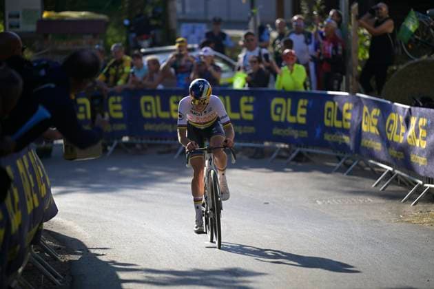 UEC 2026 Road European Championships Ljubljana 03 10 2026 LJUBLJANA, SLOVENIA - OCTOBER 03 : Vollering Demi (NED) of FDJ United - SUEZduring the Women Elite cycling road race of the 2026 UEC Road European Championships Ljubljana. An UCI Continental Championships cycling race of 130 km with start in Ljubljana and finish in Sencur on October 3, 2026 in Ljubljana, Slovenia, 03 10 2026 Ljubljana Slovenia  Copyright: xIvanxBenedettox