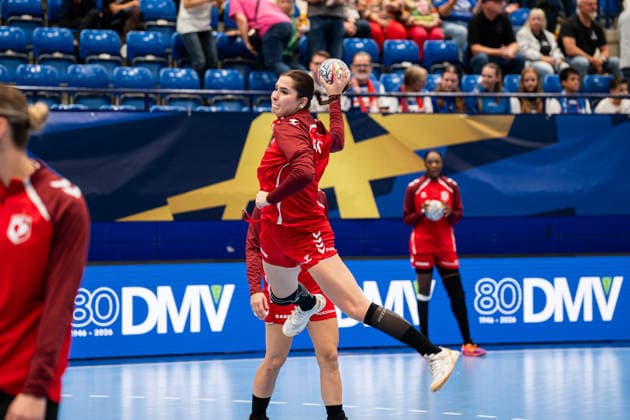 HSG Blomberg-Lippe (GER) vs. HC Podravka (CRO), Handball, EHF Champions League Women, Gruppenphase, 3.10.2026, Saision 2026 2027, Lemgo Spielerinnen von HC Podravka (CRO) beim Aufwaermen Lemgo Phoenix Contact Arena Deutschland