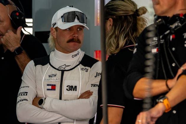 SEPANG, MALAYSIA: Valtteri Bottas, racing for the Cadillac F1 team during the 2026 Formula 1 Bahrain Grand Prix at the Sepang International Circuit in Sepang, Malaysia