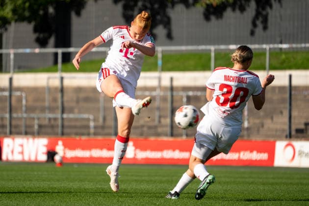 Deutschland: Google Pixel Frauen-Bundesliga 2026 2027, 6.Spieltag, 1.FC Köln vs SC Freiburg, Samstag, 03.10.2026, Franz-Kremer-Stadion (Köln-Westfalen): schießt aufs Tor Laura Vogt (1.FC Köln, 8) Köln Franz-Kremer-Stadion, Köln Deutschland Copyright: xOrhanxHabashx