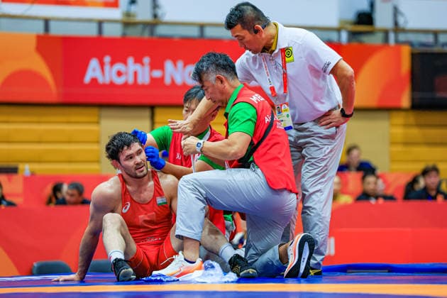 Asian Games 74kg FS - Viktor Rassadin (TJK) Copyright: xAmirrezaxAliasgarix