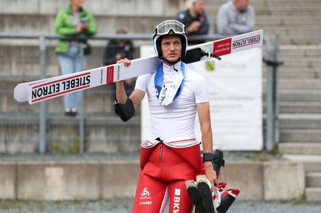 03.10.2026, Skispringen, Männer, FIS Continental Cup, Sommer Saison 2026, Einzelwettbewerb Gregor Deschwanden (SUI) Klingenthal Vogtland Arena Sachsen Deutschland