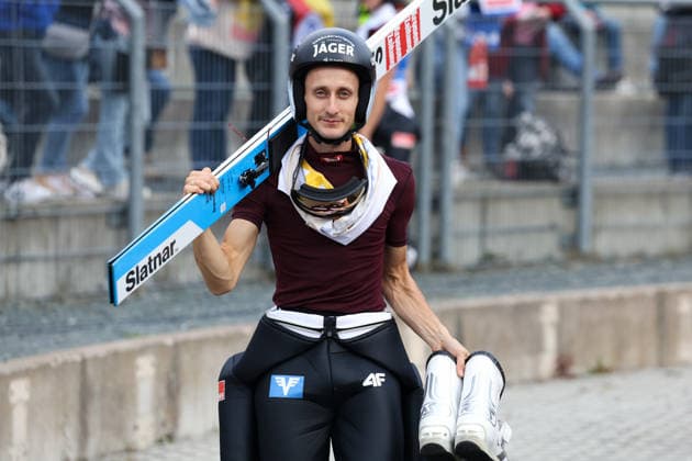 03.10.2026, Skispringen, Männer, FIS Continental Cup, Sommer Saison 2026, Einzelwettbewerb Clemens Aigner (AUT) Klingenthal Vogtland Arena Sachsen Deutschland