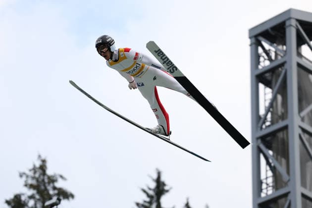 03.10.2026, Skispringen, Männer, FIS Continental Cup, Sommer Saison 2026, Einzelwettbewerb Clemens Aigner (AUT) Klingenthal Vogtland Arena Sachsen Deutschland