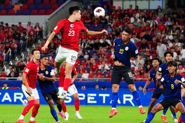HONG KONG-SPORTS ASEAN-CUP A general view during the first half of the FIFA ASEAN Challenge Cup final between Hong Kong, China and Cambodia at Kai Tak Stadium in Hong Kong on October 3, 2026. (Photo by Zulu Lo TMHK via Nexpher Images) Hong Kong
