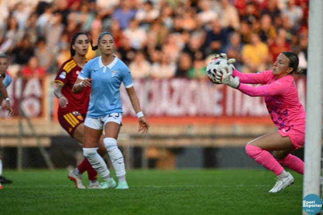 SOCCER - Women s Serie A - AS Roma vs. SS Lazio Women Photo by IPA ABACAPRESS.COM89263839 - Sara Cetinja of S.S. Lazio during the Serie A Women s league match between Roma and Lazio, AS Roma vs. S.S. Lazio Women, Italian Serie A Women s soccer match in Rome, Italy, October 3, 2026 Rome Italy  Copyright: xIPAxSport ABACAx