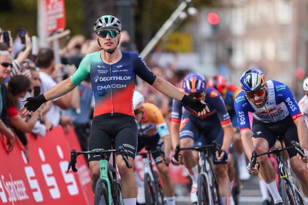 Radsport UCI ProSeries Men Elite 20. Sparkassen Münsterland Giro am 03.10.2026 Olav Kooij (Decathlon CMA CGM Team) gewinnt den Münsterland Giro 2026