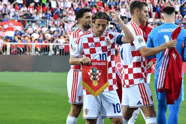 RIJEKA, CROATIA - OCTOBER 03: Luka Modric of Croatia during the UEFA Nations League, League A Group A3, match between Croatia and England at Stadion Rujevica, Rijeka on October 03, 2026 in Rijeka, Croatia. (Photo by Natasa Kupljenik Sports Press Photo). Copyright: xNatasaxKupljenikx xSPPx Sportspressphoto_SPR244565