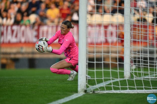 SOCCER - Women s Serie A - AS Roma vs. SS Lazio Women Photo by IPA ABACAPRESS.COM89263841 - Sara Cetinja of S.S. Lazio during the Serie A Women s league match between Roma and Lazio, AS Roma vs. S.S. Lazio Women, Italian Serie A Women s soccer match in Rome, Italy, October 3, 2026 Rome Italy  Copyright: xIPAxSport ABACAx