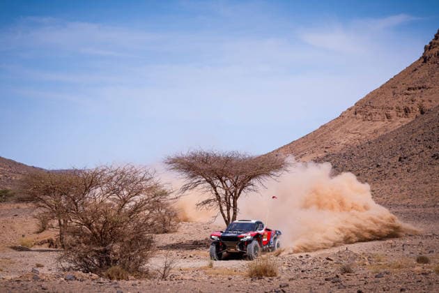 W2RC - RALLYE DU MAROC 2026 220 SERRADORI Mathieu (fra), MINAUDIER Loïc (fra), Century Racing CR7, Century Racing Factory Team, FIA W2RC, ULT T1+, action, during the Stage 5 of the Rallye du Maroc 2026, 4th round of the 2026 WR2C Championship from October 3, 2026 around Zagora, Morocco - AgadirMorocco Copyright: xFREDERICxLExFLOCxHx