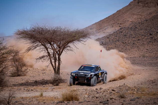 W2RC - RALLYE DU MAROC 2026 212 GUTIERREZ Cristina (esp), SOLÃÄ Marc (esp), Santana 400 T1+, Santana Racing Team, ULT T1+, action, during the Stage 5 of the Rallye du Maroc 2026, 4th round of the 2026 WR2C Championship from October 3, 2026 around Zagora, Morocco - AgadirMorocco  Copyright: xFREDERICxLExFLOCxHx