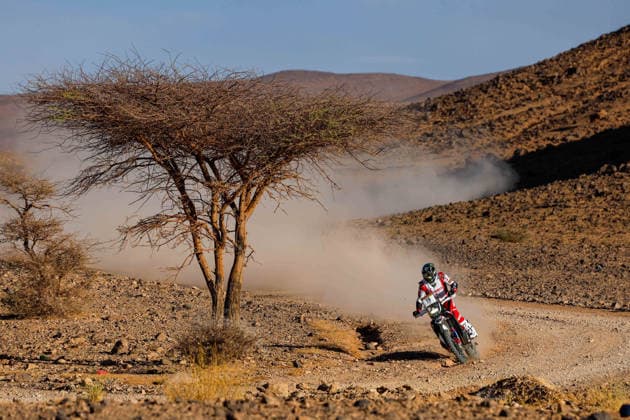 W2RC - RALLYE DU MAROC 2026 19 DOCHERTY Michael (rsa), Hero Motosports Team Rally, Hero 450 Rally, FIM W2RC, Rally 2, action, during the Stage 5 of the Rallye du Maroc 2026, 4th round of the 2026 WR2C Championship from October 3, 2026 around Zagora, Morocco - AgadirMorocco  Copyright: xFREDERICxLExFLOCxHx