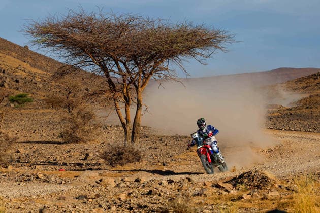 W2RC - RALLYE DU MAROC 2026 84 VENTURA Martim (por), Monster Energy Honda HRC, Honda CRF 450, FIM W2RC, Rally 2, action, during the Stage 5 of the Rallye du Maroc 2026, 4th round of the 2026 WR2C Championship from October 3, 2026 around Zagora, Morocco - AgadirMorocco  Copyright: xFREDERICxLExFLOCxHx