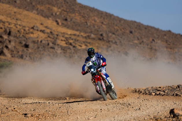 W2RC - RALLYE DU MAROC 2026 69 BRUNO Crivilin (bra), Monster Energy Honda HRC, Honda 450 Rally Factory Replica, FIM W2RC, Rally 2, action, during the Stage 5 of the Rallye du Maroc 2026, 4th round of the 2026 WR2C Championship from October 3, 2026 around Zagora, Morocco - AgadirMorocco  Copyright: xFREDERICxLExFLOCxHx