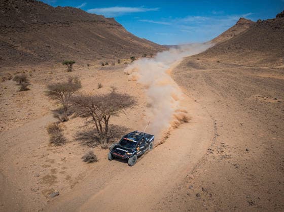 W2RC - RALLYE DU MAROC 2026 218 DUMAS Romain (fra), PES Anthony (fra), Ford Raptor, RD Limited, FIA W2RC, ULT T1+, action, during the Stage 5 of the Rallye du Maroc 2026, 4th round of the 2026 WR2C Championship from October 3, 2026 around Zagora, Morocco - AgadirMorocco Copyright: xFREDERICxLExFLOCxHx