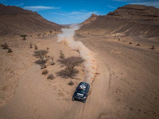 W2RC - RALLYE DU MAROC 2026 212 GUTIERREZ Cristina (esp), SOLÃÄ Marc (esp), Santana 400 T1+, Santana Racing Team, ULT T1+, action, during the Stage 5 of the Rallye du Maroc 2026, 4th round of the 2026 WR2C Championship from October 3, 2026 around Zagora, Morocco - AgadirMorocco  Copyright: xFREDERICxLExFLOCxHx