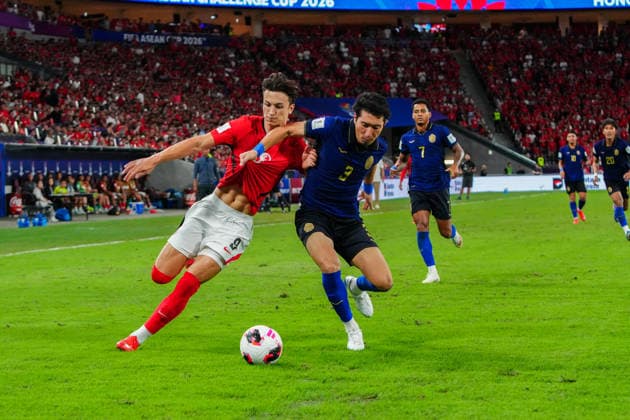 HONG KONG-SPORTS ASEAN-CUP A general view during the second half of the FIFA ASEAN Challenge Cup final between Hong Kong, China and Cambodia at Kai Tak Stadium in Hong Kong on October 3, 2026. (Photo by Zulu Lo TMHK via Nexpher Images) Hong Kong