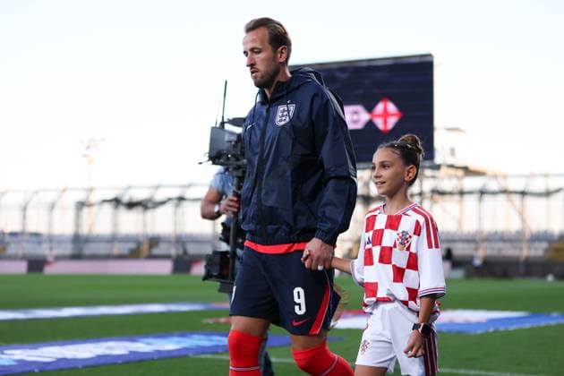 Harry Kane of England leads the team out Croatia v England, UEFA Nations League, Football, Stadion HNK Rijeka, Rijeka, Croatia - 03 Oct 2026Rijeka Stadion HNK Rijeka Croatia  Copyright: xRaddadxJebarah Shutterstockx 17183865cb