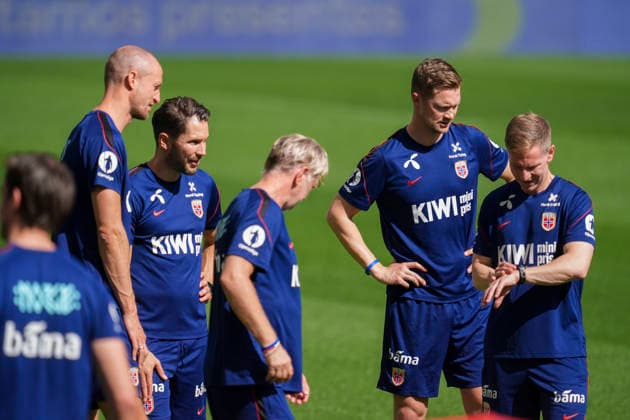 Soccer, Nations League: Portugal vs. Norway; Nations League: Porto, Portugal, October 3, 2026. Norway s national soccer team during training at Estádio do Dragão the day before the match against Portugal. Photo by Lise Aserud, NTB, Porto, Portugal. EDITORIAL USE ONLY. RESTRICTED USE FOR BETTING COMPANIES.  Copyright: xLisexAserudx xNTBx