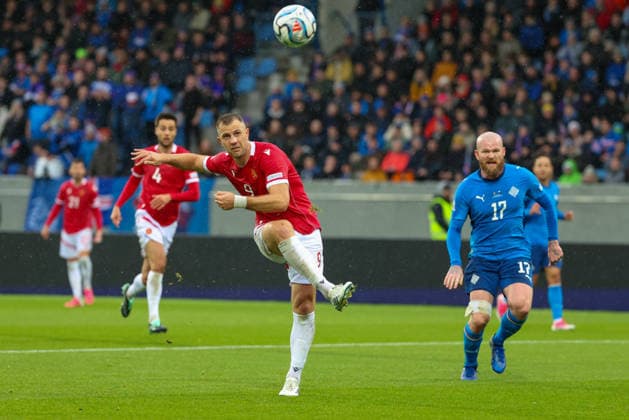 Football Men. Nations League. Iceland - Bulgaria. Reykjavik, Iceland. 3. 10. 2026 Copyright: xx 4X4A1665