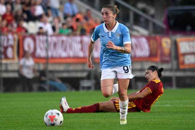 IPA89266062 - Noemi Visentin of S.S. Lazio during the Serie A Women s match between A.S. Roma Femminile and Lazio Women at Tre Fontane Stadium in Rome on October 3, 2026.  Copyright: xMarioxQuartapelle IPAxSportx xx IPA89266062