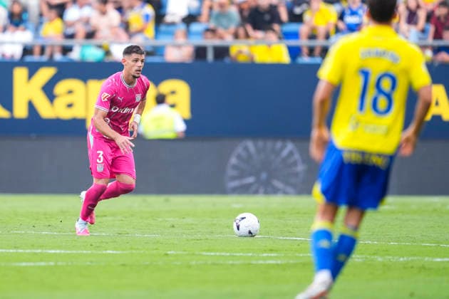 October 3, 2026, Cadiz, Cadiz, Spain: Javi Montero of CD Leganes runs with the ball during the Spanish league, LaLiga Hypermotion, football match played between Cadiz CF and CD Leganes at JP Financial stadium on October 3, 2026, in Cadiz, Spain. Cadiz Spain - ZUMAa181 20261003_zaa_a181_027 Copyright: xJoaquinxCorcherox
