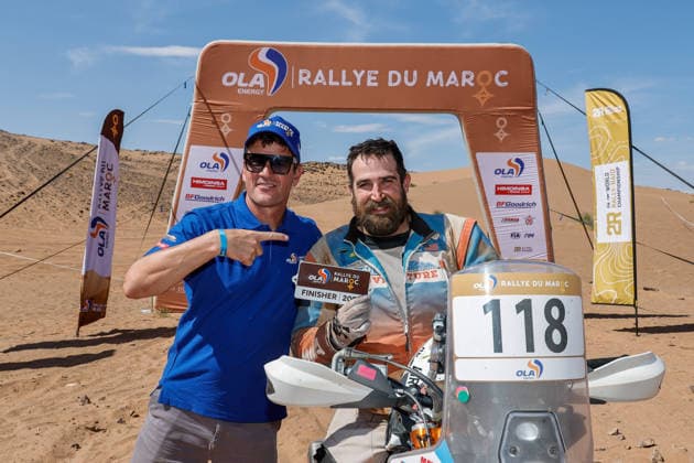 W2RC - RALLYE DU MAROC 2026 118 RANSOM Matthew (usa), Challenger Racing Team, KTM 450 Rally Factory Replica, FIM W2RC, Rally 2, action Finisher podium, portrait during the Stage 5 of the Rallye du Maroc 2026, 4th round of the 2026 WR2C Championship from October 3, 2026 around Zagora, Morocco - AgadirMorocco  Copyright: xPauloxMariax