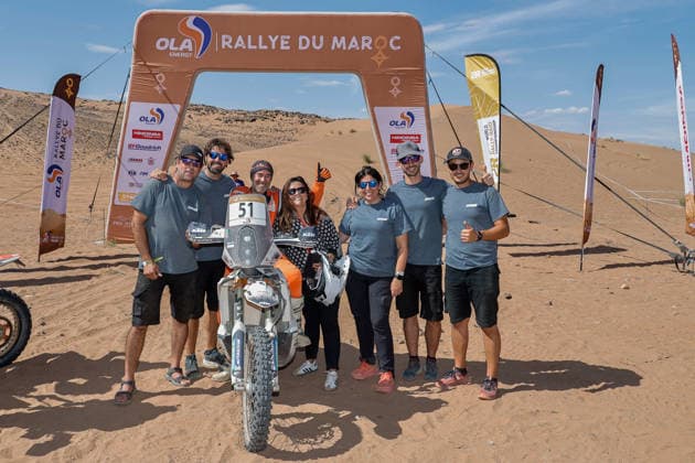 W2RC - RALLYE DU MAROC 2026 51 VINALS JUL Joan (esp), Joyride Race Service, KTM 450 Rally Factory, FIM W2RC, Rally 2 V, action Finisher podium, portrait during the Stage 5 of the Rallye du Maroc 2026, 4th round of the 2026 WR2C Championship from October 3, 2026 around Zagora, Morocco - AgadirMorocco  Copyright: xPauloxMariax