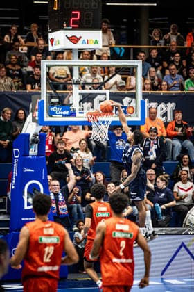 BB-1BL Herren Syntainics MBC - Ratiopharm Ulm Anthony Gaines (Syntainics MBC) waehrend der Saison 2026-2027 in der 1. EasyCredit Bundesliga am 4. Spieltag zwischen Syntainics MBC und Ratiopharm Ulm in der Stadthalle Weissenfels am 3. October 2026 in Weissenfels, Sachsen Anhalt, Deutschland
