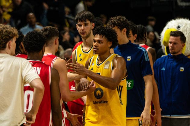 Jack Kayil 03.10.2026, Alba Berlin vs Bamberg Baskets, Basketball, BBL, Uber Arena, Berlin DFL regulations prohibit any use of photographs as image sequences and or quasi-video. Copyright: HMBxMedia xFinnxWeidmann