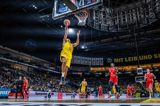 Basketball Berlin 03.10.2026 Saison 2026 2027 EasyCredit BBL 1. Bundesliga Männer, Herren Alba Berlin - BMA365 Bamberg Baskets Jack Kayil (Alba Berlin, No.07)